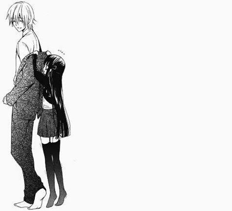 Imagen de anime, manga, and inu x boku ss Tall Bf, Tall Boyfriend Short Girlfriend, Taller Girlfriend, Short Girlfriend, Inu X Boku Ss, Tall Boyfriend, Manga Couple, Romantic Anime Couples, Anime Expressions