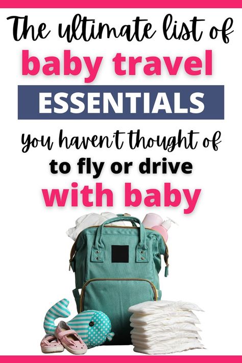 What do you need to travel with baby? Here's the best baby travel gear! You'll love these top baby travel essentials! Read on for a baby travel checklist, baby travel essentials airplane, the ultimate baby travel packing list, baby travel essentials car, baby travel essentials plane, baby travel essentials road trip, baby travel essentials list, travel with baby packing list, travel essentials for baby, family travel essentials, vacation with baby, best amazon travel essentials for baby. Packing List For Travel With Baby, Travel List For Baby, Baby Road Trip Packing List, Travel With Baby On Plane, Newborn Packing List Travel, Newborn Travel Packing List, Baby Vacation Packing List, Travel With Baby Checklist, Baby Travel Essentials Airplane