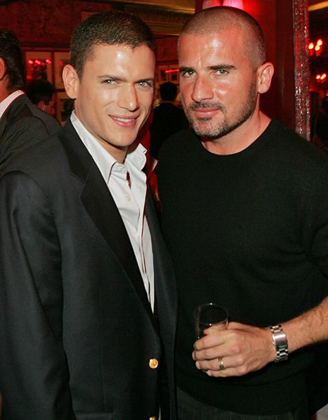 Dominic Purcell and Wentworth Miller Prison Break 3, Lincoln Burrows, Wentworth Miller Prison Break, Michael Scofield, Dominic Purcell, Gorgeous Guys, Wentworth Miller, Male Celebrities, Prison Break