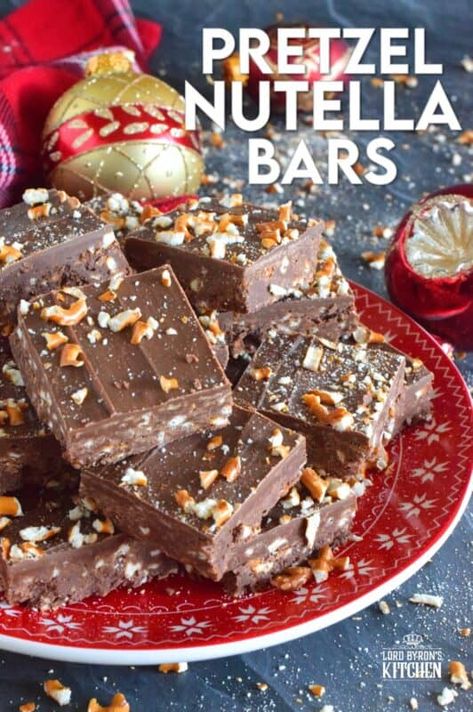 Nutella Pretzel, Nutella Candy, Nutella Bars, Holiday Pretzels, Nutella Bar, Candy Bar Recipe, Pretzel Bars, Christmas Snack, Easy Christmas Treats