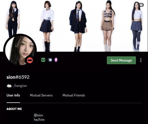 newjeans minju layout discord profile Kpop Layout Discord, Discord Kpop Layout, Kpop Discord Layout, Discord Layout, Discord Ideas, Discord Profile, Carrd Inspo, Cute Profile Pictures, Profile Pictures