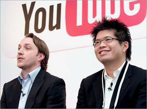 The video-sharing site, founded by Steve Chen, Chad Hurley and Jawed Karim in 2005 Jawed Karim, Chad Hurley, Steve Chen, Tech Week, Youtube Comments, Youtube Views, Private Life, Free Youtube, Care Plans