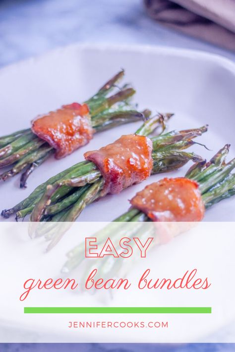 Green Bean Side Dish Green Beans Bundles, Bacon Wrapped Green Bean Bundles, Soy Sauce Green Beans, Green Bean Bundles, Bacon Wrapped Green Beans, Easy Green Beans, French Green Beans, Cheesy Casserole, Chef's Kitchen