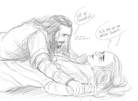 Thorin X Thranduil, Bushes Drawing, Thranduil Fanart, Jon Snow Art, Legolas And Aragorn, The Hobbit Thranduil, Hobbit Art, Thranduil, Legolas