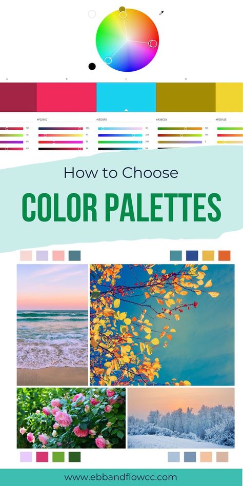 Get easy tips for creating colors palettes for your art. These tips work for digital art and traditional art. Color Palette For Art, Illustrator Tips, Abstract Art Photography, Photography Sketchbook, Create Color Palette, Watercolor Tips, Palette Art, Gouache Art, Color Studies