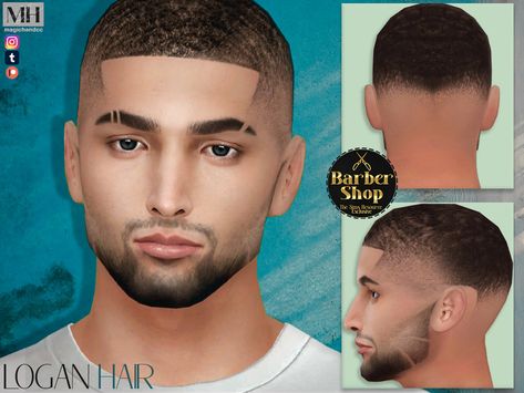 The Sims Resource - Logan Buzzcut Hair Sims 4 Buzzcut Hair Cc Male, Buzz Cut Sims 4 Cc, Sims 4 Cc Buzzcut, Sims 4 Buzzcut, Sims 4 Buzzcut Hair Cc, Buzzcut Hair, Medieval Hair, Kim Hair, Ts4 Mods