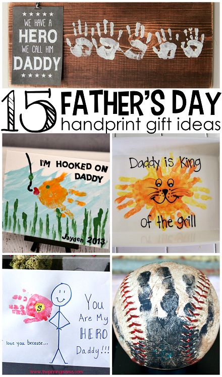 Father's Day Handprint Gift Ideas from Kids (such cute crafts!) Handprint Gift Ideas, Gift Ideas From Kids, Dad Crafts, Handprint Gifts, Diy Father's Day Gifts, Handprint Crafts, Father's Day Diy, Cadeau Diy, Dad Day