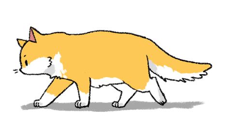 Walking Cartoon, Movement Drawing, Walking Animation, Cat Walking, Walk Cycle, Cat Run, Artist Humor, Cartoon Birds, Cat Sketch