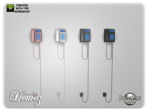 Sims 4 Wall Phone, Ts4 Phone Cc, Sims 4 Radiator Cc, Sims 4 Alarm System Cc, Ts4 School Cc, Sims 4 Decades Challenge, Study Wall, Sims 4 Piercings, Sims Packs