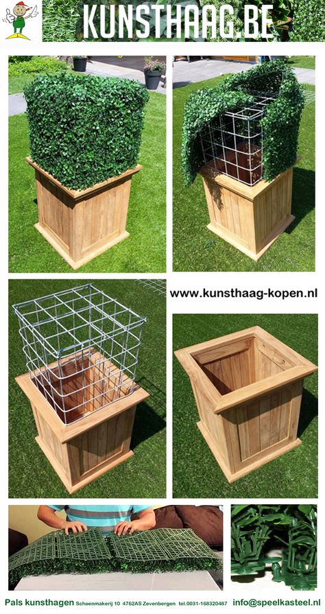 Artificial hedge installation and artificial hedge applications - ARTIFICIAL HEDGES | Kunst haag | artificial hedge Door Planters, Front Door Planters, Door Planter, Artificial Plants Decor, Artificial Hedges, نباتات منزلية, Artificial Boxwood, Redecorate Bedroom, Planter Box