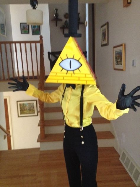 Bill Cipher Cosplay, Gravity Falls Costumes, Gravity Falls Cosplay, Alright Alright Alright, Bill Cipher, Cosplay Diy, Cosplay Tips, Fantasias Halloween, Cute Halloween Costumes