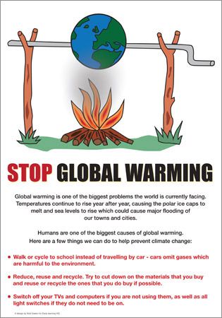 Global Warming Poster Global Warm, Environmental Posters, Science Anchor Charts, Poster Project, Save The Environment, Greenhouse Effect, Primary Teaching, World Environment Day, Science Fair