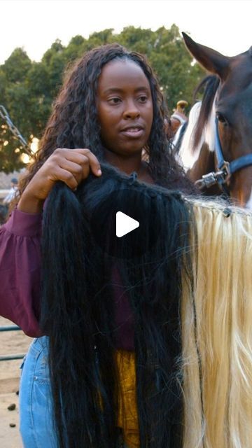 60 Second Docs on Instagram: "Chanel Rhodes (@cowgirl_Chanel) is changing up the sport of horseback riding by hand-making wigs that celebrate afro-centric hairstyles. Rhodes hopes that, through her wigs and presence in the space, more black equestrians will feel confident to pick up the traditionally euro-centric sport. Her work is also helping connect black equestrians all over the world. #horses #horseback #documentary #cowboy #diversity #representation #inclusion #horsebackriding #pony #blackbusinessowners" Making Wigs, Horse Ideas, Christmas Parade, Hand Making, Black Business, Horseback Riding, Rhodes, The Space, Feel Confident