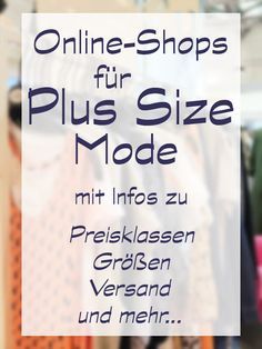 Plus Size Online Shopping Guide mit Shops aus Deutschland, Großbritannien UK und Europa | Große Größen Mode Fashion Plus Size Online Stores, Plus Size Online Shopping, Big Size Fashion, Plus Size Stores, Plus Size Tips, Mode Tips, Fashion Office, Plus Size Workout, Plus Size Shopping