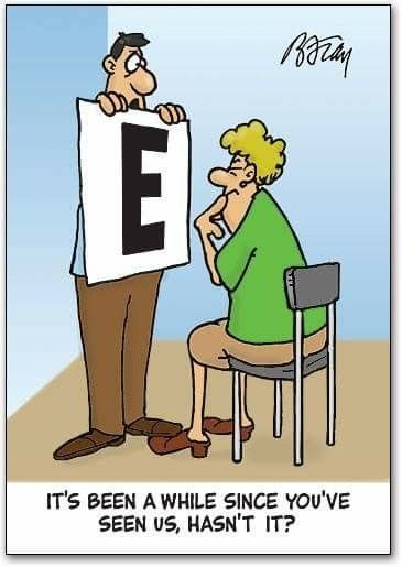 Funny Optometry Memes, Eye Exam Humor, Ophthalmology Humor, Optical Humor, Optometry Humor, Eye Jokes, Surgery Humor, Hump Day Humor, Doctor Jokes