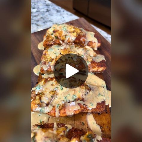 TikTok · Eatwitzo Crab Stuffed Salmon, Stuffed Salmon, Crab Stuffed, Bon Apetit, Cedar Planks, Eat Your Heart Out, Southern Cooking, Salmon Recipes, Seafood Recipes