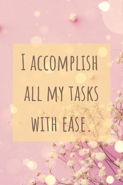 Productive Affirmation Quotes, I Am Productive Affirmations, Daily Affirmations Productivity, Affirmation For Productivity, Organized Affirmation, House Cleaning Affirmations, I Am Organized Affirmation, Affirmation Productivity, Productive Affirmations