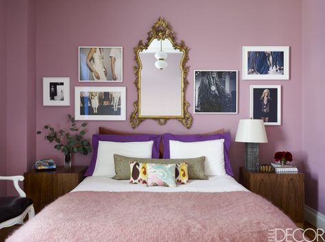 3 More Pink Paint Colors to think about ... Cinder Rose Farrow And Ball, Cinder Rose, Lavender Bedroom, Upper West Side Apartment, Purple Wall Decor, Best Bedroom Colors, Fresh Bedroom, Nyc Apt, Bedroom Pink