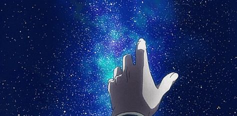 Aesthetics Anime GIF - Aesthetics Anime Stars - Discover & Share GIFs Galaxia Wallpaper, Arslan Senki, Space Anime, Star Gif, Hands Reaching Out, Sky Gif, Sky Anime, Anime Hands, Anime Stars