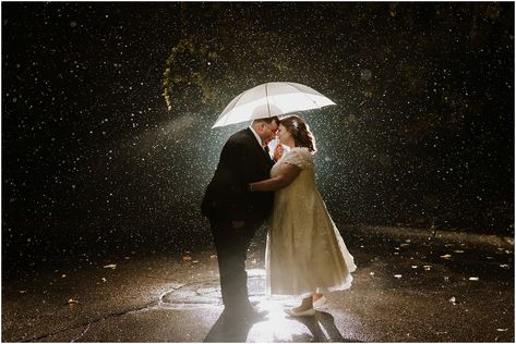 Rainy wedding | rain wedding photo ideas | nighttime photo ideas | must have wedding photos | detroit wedding photographer  madalynmuncy.com Rain Wedding Photos, Rain On Wedding Day, Rainy Wedding Photos, Morris Arboretum, Must Have Wedding Photos, Wedding Day Bride, Emotional Wedding Photography, Rain Wedding, Rain Pictures