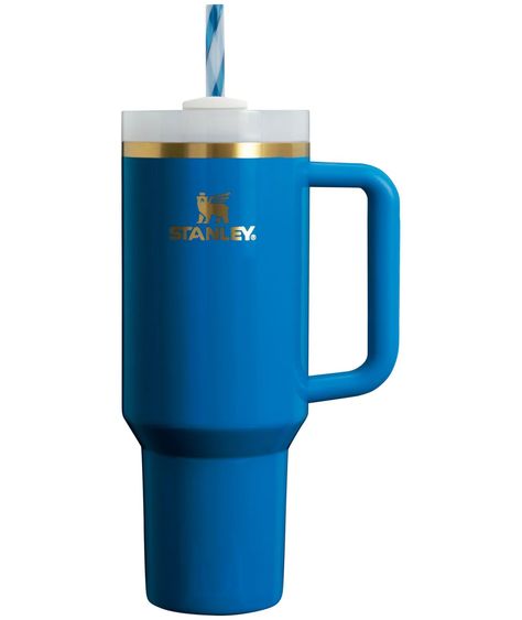 The Quencher H2.0 FlowState™ Tumbler | 40 OZ | Stanley PMI US Blue Stanley, Iced Water, Teacher Accessories, Snow Theme, Hotel Collection Bedding, Stanley Cups, Hotel Collection, Cute Cups, New Year Gift