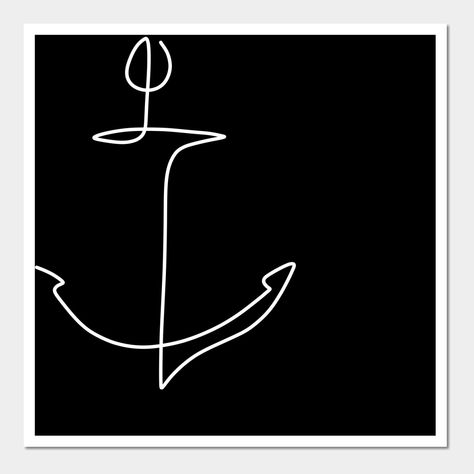 - Every seaman also needs to know his equipment like the anchor. Sailing on a boat or yacht on the high seas is one of the most beautiful vacations one can take.- Perfect as a gift for family and friends as well as for work colleagues and other people. The design is drawn in single lines art design so it‘s important that the drawing only lines consists. -- Choose from our vast selection of art prints and posters to match with your desired size to make the perfect print or poster. Pick your favor Burn The Boats Tattoos, Face Pencil Drawing, Ship Silhouette, 2023 Tattoo, Lines Art, Beautiful Vacations, Line Art Design, On A Boat, Continuous Line