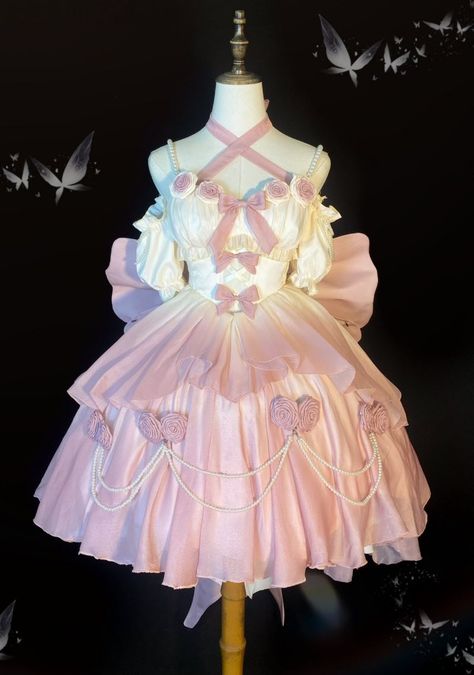 【-Fairy Spirit-】 Lolita Jumper Dress in Pink Color is Available Now. 

◆ Shopping Link >>> https://lolitawardrobe.com/fairy-spirit-vintage-classic-lolita-jumper-dress_p7938.html Pink Magical Girl Outfit, Magic Girl Outfit, Majestic Outfits, Oc Dress, Magical Clothes, Magical Girl Outfit, Shopping Link, Witch Dress, Lolita Outfits