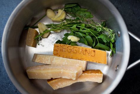 Credit Andrew Scrivani for The New York Times Parmesan Broth, Risotto Milanese, Bone Broth Recipe, Broth Recipes, Italian Food, Couscous, Gnocchi, Soup And Salad, Stove Top