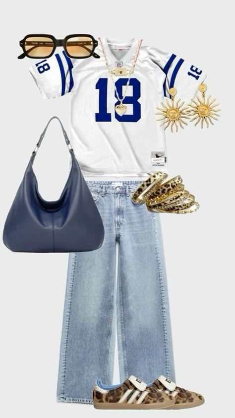 Casual jersey outfit idea for girls Check more at https://beautyfashionideas.com/fashion/casual-jersey-outfit-idea-for-girls/ Outfit Inspo Casual, Jersey Outfit, Looks Street Style, Simple Trendy Outfits, Cute Everyday Outfits, Cute Simple Outfits, Fashion Mode, Mode Inspiration, Casual Style Outfits