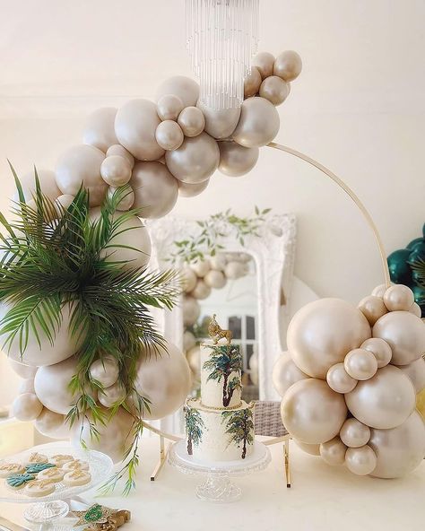 Pearl white Double-Stuffed Balloons different sizes 63 PACK 18/12/10/5 inch White sand ivory balloon Garland kit For Wedding birde to be Birthday anniversary , themed party decorations, looks like pearls Ivory Balloon Garland, Pearls Wedding Theme, Bride To Be Decorations, Pearl Balloons, Bridal Shower Inspo, Pastel Balloons, Wedding Decor Style, Anniversary Decorations, White Balloons