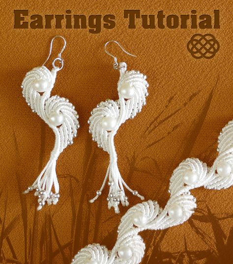 Macramé Angel Wings - Earrings Tutorial. #Macrame #Earrings #Tutorial http://youtu.be/cH24FQDzv7c Macrame Angel Wings Earrings, Macrame Angel Wings, Micro Macrame Earrings, Macrame Earrings Tutorial, Micro Macrame Tutorial, Macrame Angel, Macrame Jewelry Tutorial, Tutorial Macramé, Needle Tatting Patterns