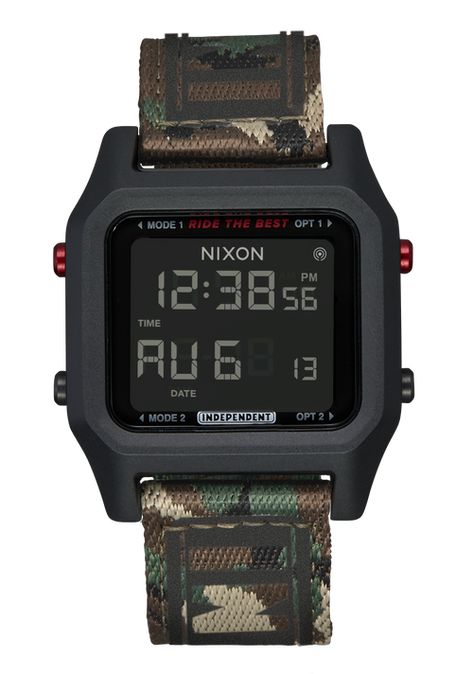 Men's Digital Watches in Retro and Modern Styles – Nixon US Nixon Watch Men, Empty Pool, Mens Digital Watches, Nixon Watch, Disney Watches, Field Watches, Black Camo, Watch Model, Nixon