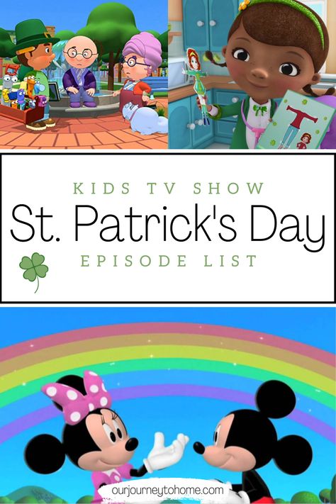 St. Patricks Day family fun ideas and a list of St. Patricks Day kid and toddler TV Shows. St Patricks Day Movies, St Patricks Day Movies Families, Lunch Ideas Party, Celebrate Decorations, St Patricks Toddler, Family Fun Ideas, Daycare Lesson Plans, Disney Jr, St Patrick Day Activities