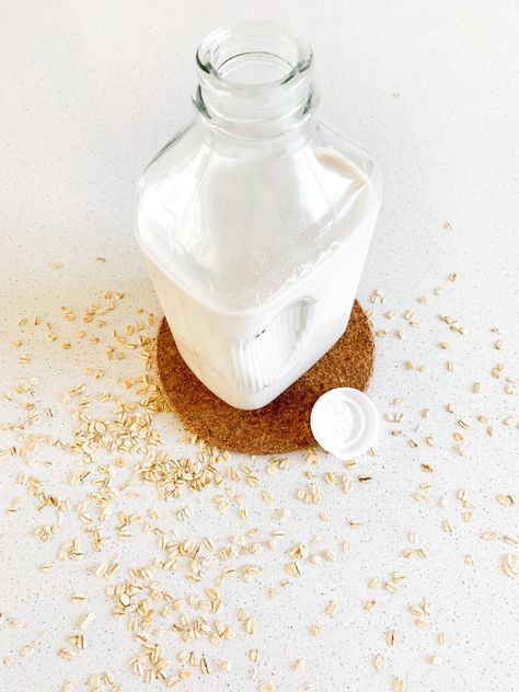 Finally, a homemade oat milk that tastes good and isn't slimy! Its creamy smooth texture will have you reaching for seconds. Homemade Oat Milk, Cut Recipe In Half, Homemaking Skills, Oat Milk Recipe, Almond Milk Recipes, Cut Recipe, Scratch Recipes, Nut Milk, Inviting Home