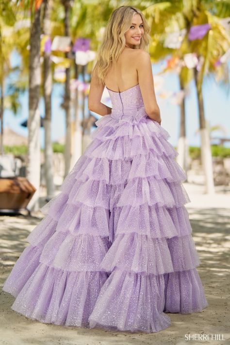 Pearl Prom Dress, Right Dresses, Ruffle Prom Dress, Sherri Hill Prom, Sherri Hill Prom Dresses, Prom Long, Sequin Prom Dress, Ball Gown Skirt, Tulle Ball Gown