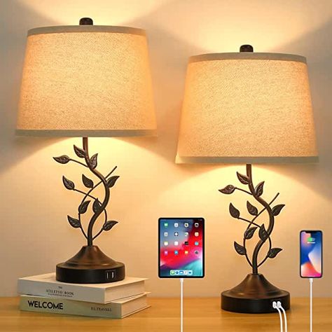 Table Lamps For Living Room, Metal Lamp Base, Lamps For Bedroom, Farmhouse Table Lamps, Lamps For Living Room, Traditional Table Lamps, Cool Dorm Rooms, Touch Table Lamps, Traditional Lamps