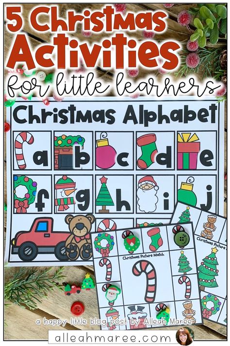 Merry Christmas Friend, Christmas Activities For Preschool, Free Christmas Activities, December Lesson Plans, December Themes, Winter Classroom Activities, Christmas Literacy, December Lessons, Christmas Activities For Toddlers