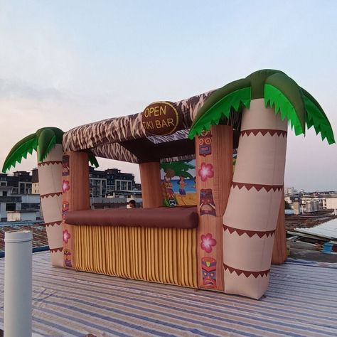 Add some tropical vibes to your next event with this inflatable Tiki Bar Coconut Tree Booth Juice Stall! 🏝️🍹 Perfect for commercial trade shows and parties, this durable and foldable bar is available in multiple variations. Get the party started today! 🎉🥳 #TikiBar #InflatableBar #CommercialTradeShow #PartyTime #AceAirArt  #eBay #eBayStore #eBaySeller #Variation #Oxford #Durable #Foldable #Multicolor #China #oxford Bar Portable, A Frame Tent, Portable Tent, Tropical Party, Outdoor Backyard, Tropical Design, Coconut Tree, Get The Party Started, Tiki Bar