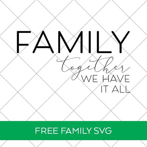 15 FREE Family SVG Files to use with your Cricut and Silhouette Machine to Make Home Decor, Shirts, and More at Pineapple Paper Co. #totallyfreesvg #freesvg #svgfiles #cricuthomedecor #homedecor #farmhousesign #family #home Cricut Htv, Book Clip Art, Expressions Vinyl, Country Chic Cottage, Family Svg, Family Sign, Family Is Everything, Infusible Ink, Free Family