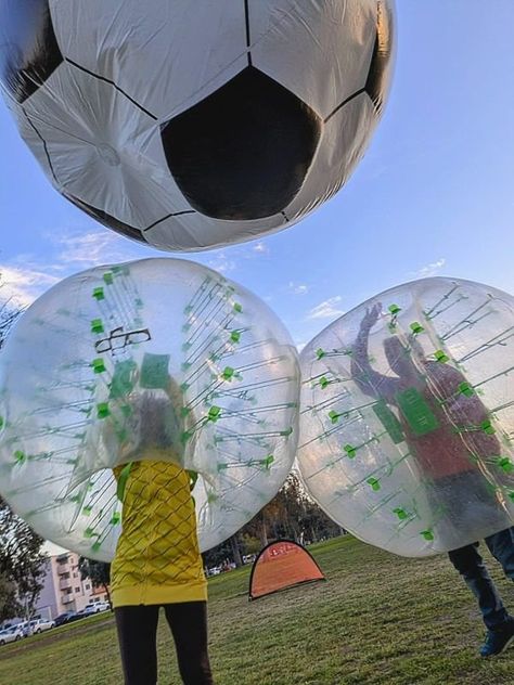 Bubble Soccer | Bubble Ball Rental - AirballingLA Archery Tag, Novel Activities, Bubble Soccer, Soccer Birthday Parties, Bubble Ball, Corporate Team Building, Soccer Birthday, Kid N Teenagers, Soccer Party