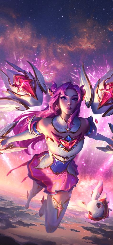 Star Guardian Kaisa, Kaisa Lol, Kaisa Wallpaper, Kda Wallpaper, Heart Of Kandrakar, League Of Legends Kaisa, Kai'sa League Of Legends, League Of Legends Poppy, Lol Champions