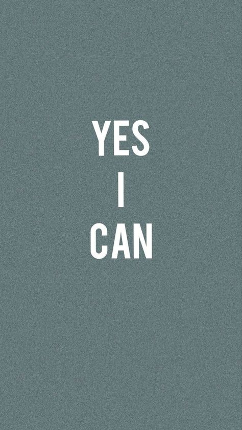 Yes I Can Wallpaper, Visition Board, Positive Mindset Wallpaper, Gym Wall Quotes, Versace Wallpaper, Quote Wallpapers, Vision Board Quotes, Positive Quotes Wallpaper, Books Design