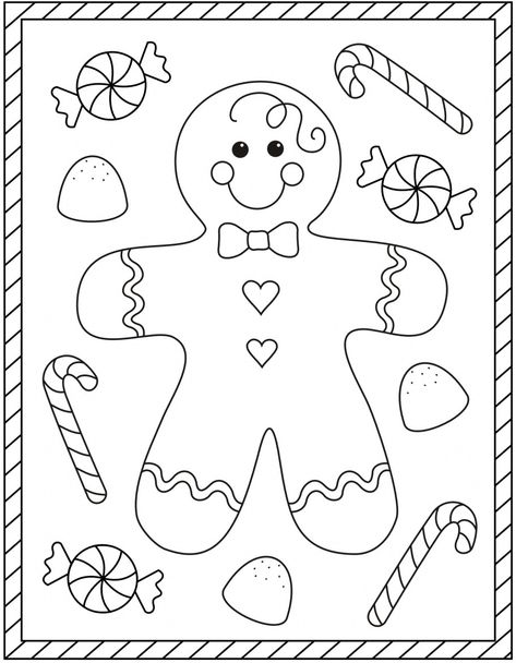 Christmas Colouring Pages, Juleverksted For Barn, Christmas Coloring Page, Free Christmas Coloring Pages, Christmas Coloring Sheets, Printable Christmas Coloring Pages, Christmas School, Preschool Christmas, Christmas Coloring