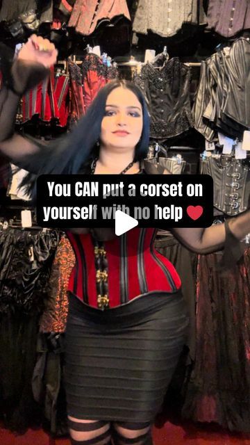 Harmony Camden | Alt Model | The most frequently asked question in Black Widow ❤️ @blackwidowlondon 

People always ask “how do I put a corset on myself?” or “will I... | Instagram Corset Over Shirt Outfits Classy, How To Style A Black Corset, Corset Top With Shirt Underneath, Corset Work Outfit, Corset Casual Outfits, How To Style A Corset Top, Corset Layering Outfit, Corset Over Shirt Outfits, Corset Over Shirt