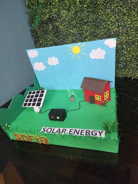 Kids Science Fair Projects, Solar Energy Design, Social Science Project, Steam Projects, Renewable Energy Projects, Project Presentation, Science Projects For Kids, Renewable Sources Of Energy, Science Fair Projects