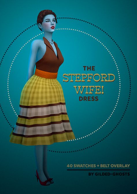 hi sugar, are you rationed? Stepford Wife Dress, Wife Dress, Cc Packs, Sims 4 Decades Challenge, Sims Stories, Stepford Wife, Sims 4 Cc Folder, Sims Building, Sims 4 Mm