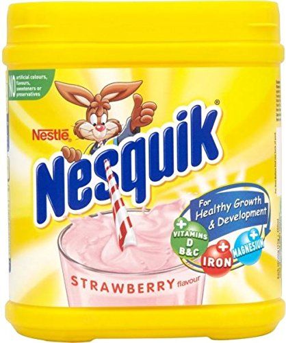 Nestle Nesquik Strawberry 500g  Pack of 2 * Details can be found by clicking on the image.(This is an Amazon affiliate link and I receive a commission for the sales) #BakingMixes Nesquik Strawberry, Strawberry Nesquik, Nestle Quik, Chocolate Candy Brands, Best Freeze Dried Food, Nestle Chocolate, Peppermint Marshmallows, Eating Food Funny, Strawberry Drinks