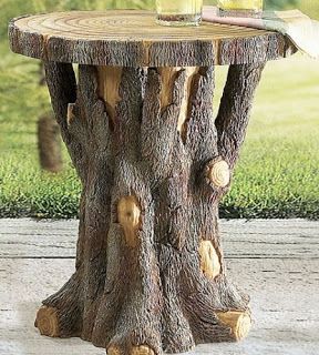 Tree-Trunk- Ideas- For-a-Warm-Decor-homesthetics (28) Tree Trunk Table, Tree Stump Table, Trunk Table, Stump Table, Tree Logs, Tree Stumps, Tree Furniture, Warm Decor, Log Furniture