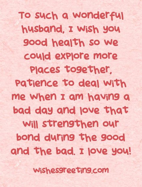 Happy Birthday to my Husband | WishesGreeting Happy Birthday To My Husband, Birthday To My Husband, Happy Birthday Husband Quotes, Birthday Message For Husband, Husband Birthday Quotes, Birthday Wish For Husband, What I Like About You, Wishes For Husband, Birthday Quotes For Him