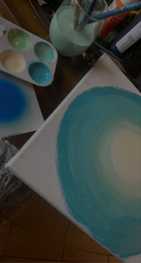 Aura Painting, Eclectic Paintings, Aura Aesthetic, Aesthetic Painting, Clay Projects, Aura, Canvas Painting, Diy Projects, Art Painting